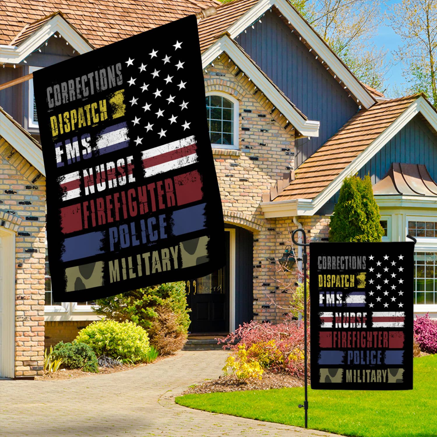 6O. Corrections Dispatch-30x40 side 1 Garden & House Mockup 3