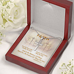 Faith Is The Substance Of Things Hoped For The Evidence Of Thing Not Seen Artisan Crafted Cross Necklace