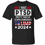 PTSD Trump 2024 t, Black, Unisex T-Shirt PTSD Trump 2024 t, Black, Unisex T-Shirt