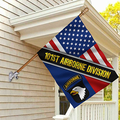 101st Airborne Division American Outdoor House Flag - 101st Airborne Division Home Garden Flagt