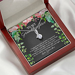 To My Granddaughter I Hugged This Little Pendant I Squeezed It Really Tight Alluring Pendant Necklace