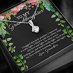 To My Granddaughter I Hugged This Little Pendant I Squeezed It Really Tight Alluring Pendant Necklace