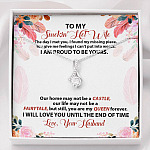 To My Smokin' Hot Wife The Day I Met You I Found My Missing Piece From Husband Alluring Beauty Necklace - Alluring Beauty Necklace