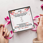 To My Smokin' Hot Wife The Day I Met You I Found My Missing Piece From Husband Alluring Beauty Necklace