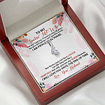 To My Smokin' Hot Wife The Day I Met You I Found My Missing Piece From Husband Alluring Beauty Necklace