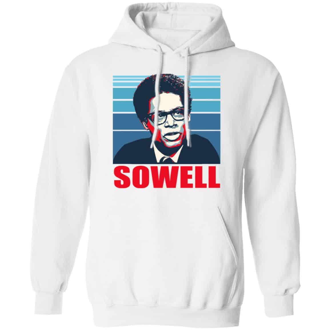 Thomas Sowell Hoodie, White, Hoodie Thomas Sowell Hoodie, White, Hoodie