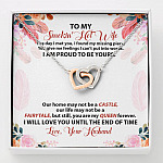 To My Smokin' Hot Wife The Day I Met You I Found My Missing Piece From Husband Interlocking Hearts Pendant Necklace - Interlocking Hearts Necklace