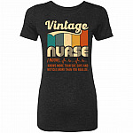Vintage Nurse Knows MShirt, Vintage Black, Premium Ladies T-Shirt Vintage Nurse Knows MShirt, Vintage Black, Premium Ladies T-Shirt