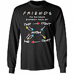 Halloween Friends Hoodie-, Black, Long Sleeve
