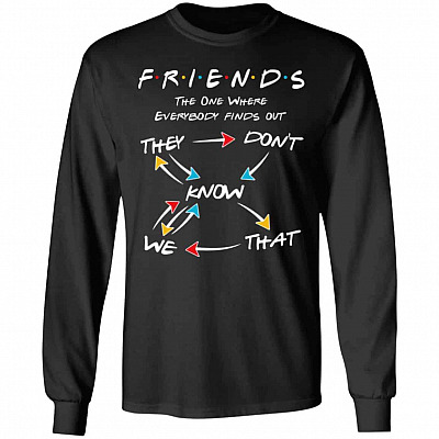 Halloween Friends Hoodie-, Black, Long Sleeve