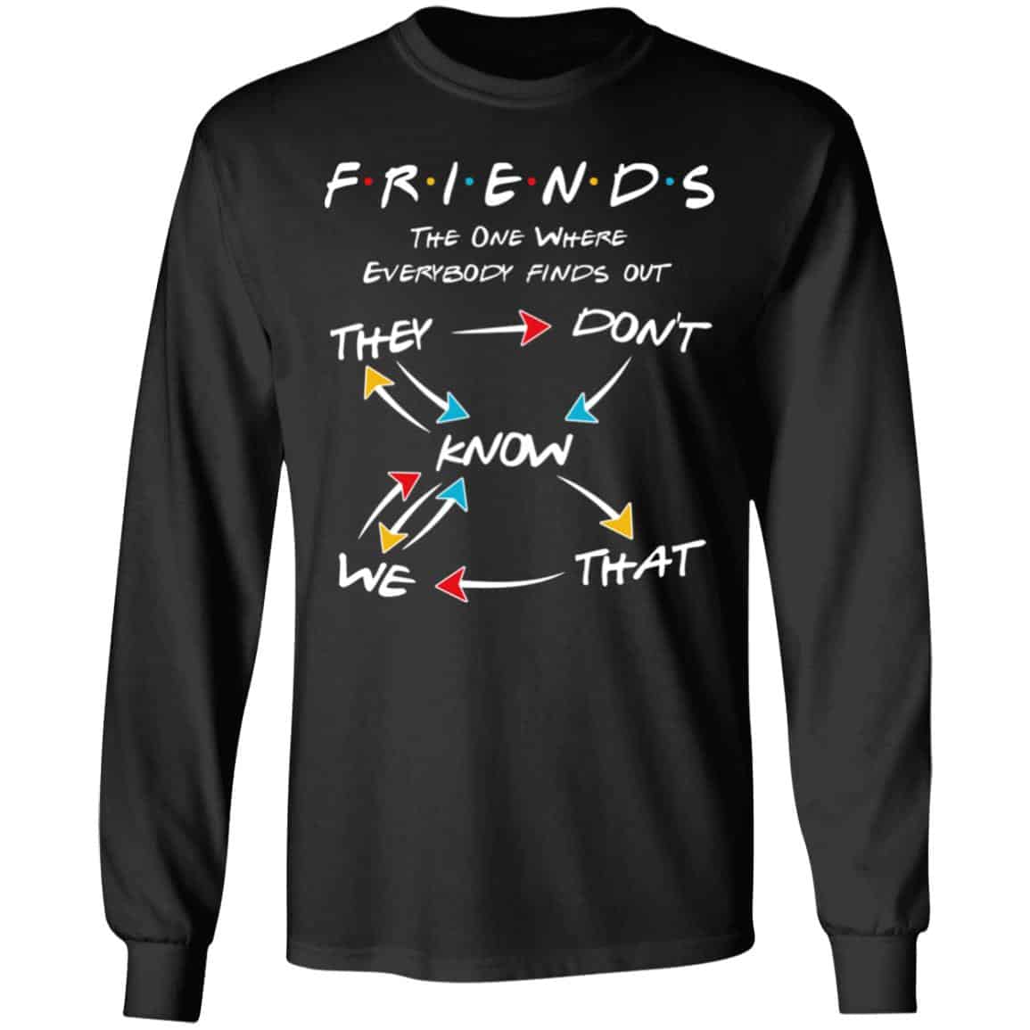 Halloween Friends Hoodie-, Black, Long Sleeve