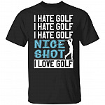 golf t, Black, Unisex T-Shirt