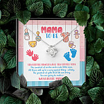 Mama To Be You Are Going To Make A Wonderful Mama Love Knot Necklace - Mother's Day Gift for New Mom