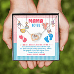 Mama To Be You Are Going To Make A Wonderful Mama Interlocking Hearts Pendant Necklace - New Mom Gifts