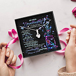 My Dear Granddaughter I Love You Always And Forever Alluring Beauty Necklace - Cute Granddaughter Gifts