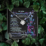 My Dear Granddaughter I Love You Always And Forever Love Knot Necklace - Cute Granddaughter Gifts My Dear Granddaughter I Love You Always And Forever Love Knot Necklace - Cute Granddaughter Gifts