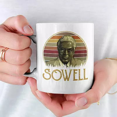 Thomas Sowell Vintage Retro Ceramic Coffee Mug - Beer Stein - Water Bottle - Color Changing Mug