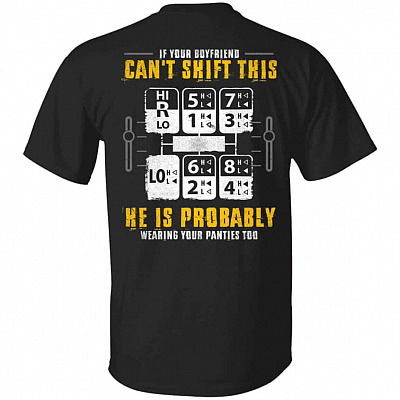 Your Boyfriend Shirt, Black, Unisex T-Shirt