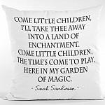Come Little Children I'll Take Thee Away Pillow - Hocus Pocus Throw Pillow - Halloween Outdoor Cushion