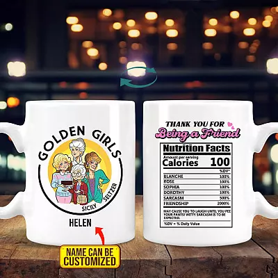 Personalized Golden Girl Sicily Seltzer Double-Sided Ceramic Coffee Mug - Beer Stein - Water Bottle