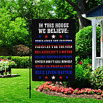 4KT. In This House Biden Stole Election 30x40 Garden Flag Mockup 2