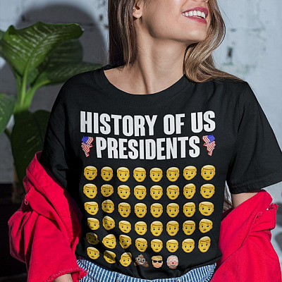 Alternative view of History Of US Presidents Anti Biden T-Shirt - Funny 46th US President T-Shirt