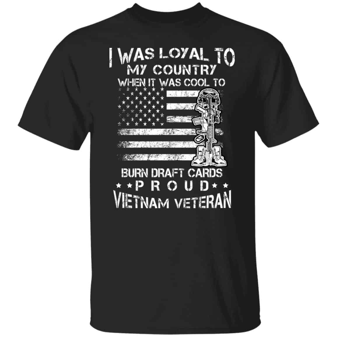I Was Loyal To My Country, Black, Unisex T-Shirt