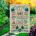 3MH. Flag Camping 30X40 Garden Flag Mockup 1