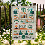 3MH. Flag Camping 30X40 Garden Flag Mockup 6