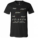 know t, Black, V-Neck T-Shirt know t, Black, V-Neck T-Shirt