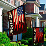 Meet My Family Gun Flag 1