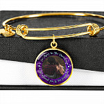 Personalized Photo So Many In The Darkness Yet I Found You And You Found Me Circle Pendant Necklace