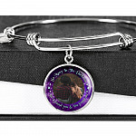 Personalized Photo So Many In The Darkness Yet I Found You And You Found Me Circle Pendant Necklace