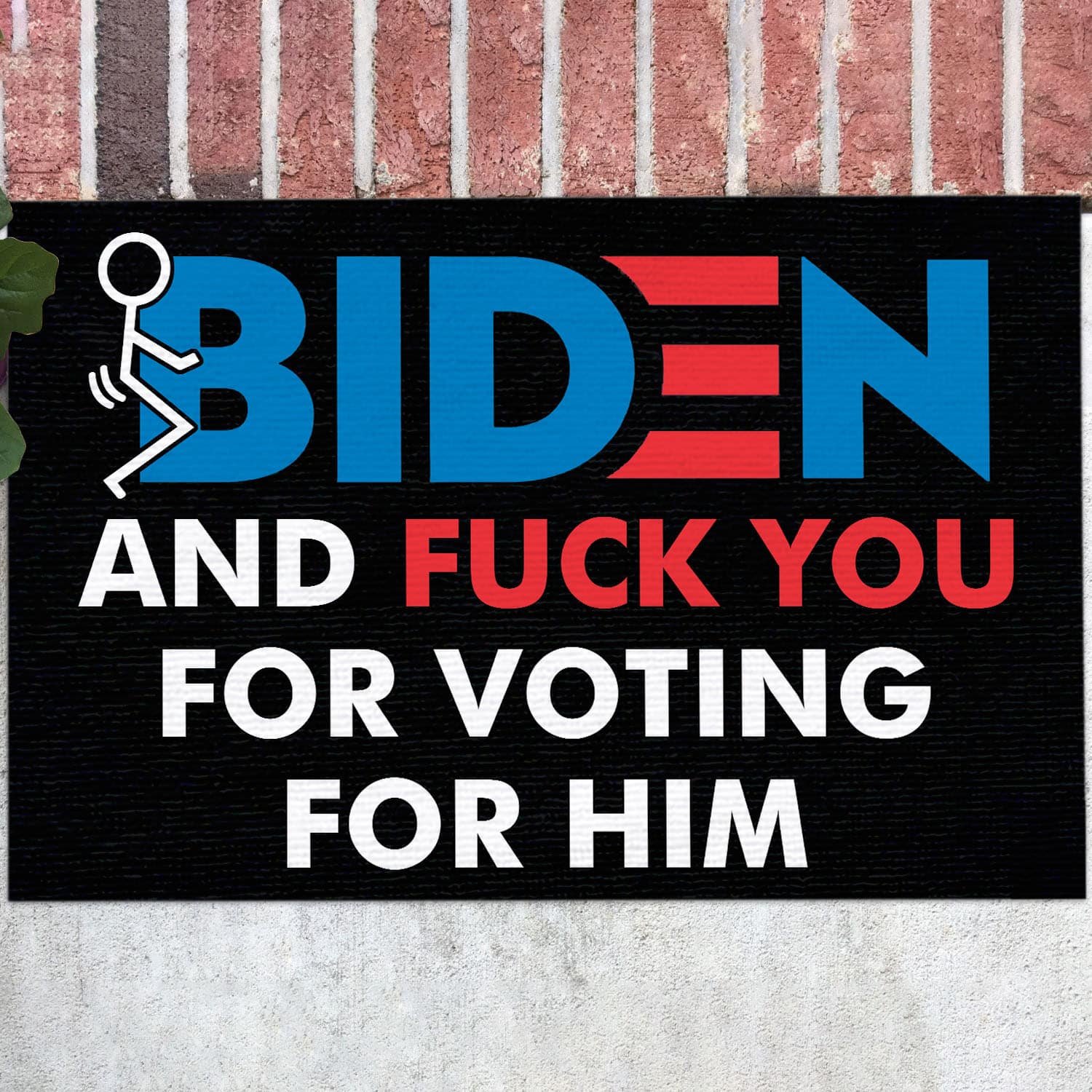 55 HG uu tien. Fuck Biden Doormat Doormat Mockup 12