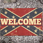 10VT. Welcome Confederate Doormat mockup 13