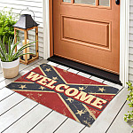 10VT. Welcome Confederate Doormat mockup 8