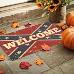 10VT. Welcome Confederate Doormat mockup 9