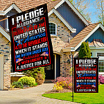 2VT. I Pledge Allegiance Of The US Garden & House Mockup 3