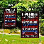 2VT. I Pledge Allegiance Of The US Garden Flag Mockup 2 Side