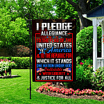 2VT. I Pledge Allegiance Of The US Garden Flag Mockup 2