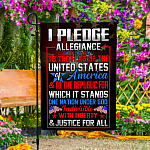 2VT. I Pledge Allegiance Of The US Garden Flag Mockup 4