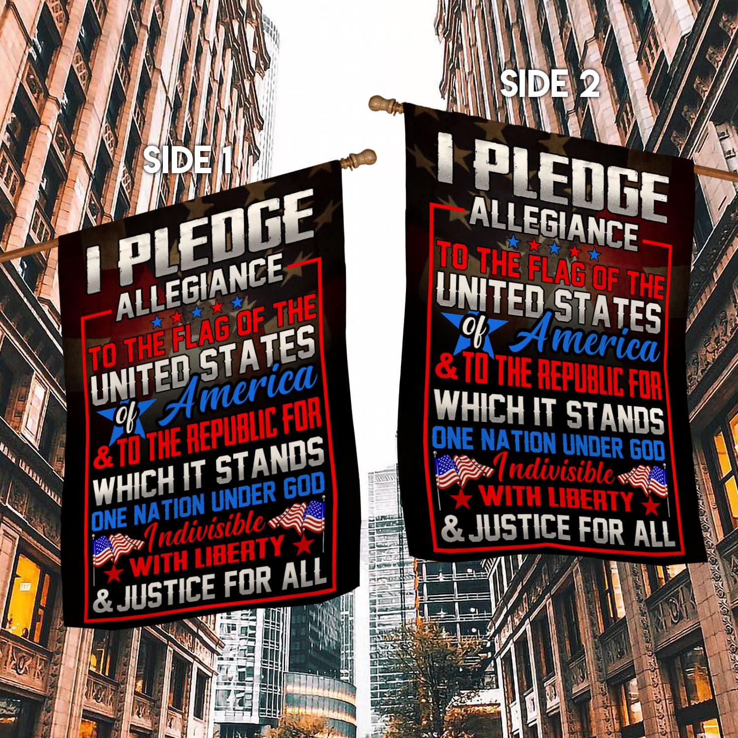 2VT. I Pledge Allegiance Of The US House Flag Mockup 2 Side-1