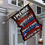 2VT. I Pledge Allegiance Of The US House Flag Mockup 6