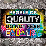 2NH. Fear Equality doormat Doormat Mockup 13