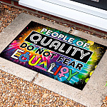2NH. Fear Equality doormat Doormat Mockup 10