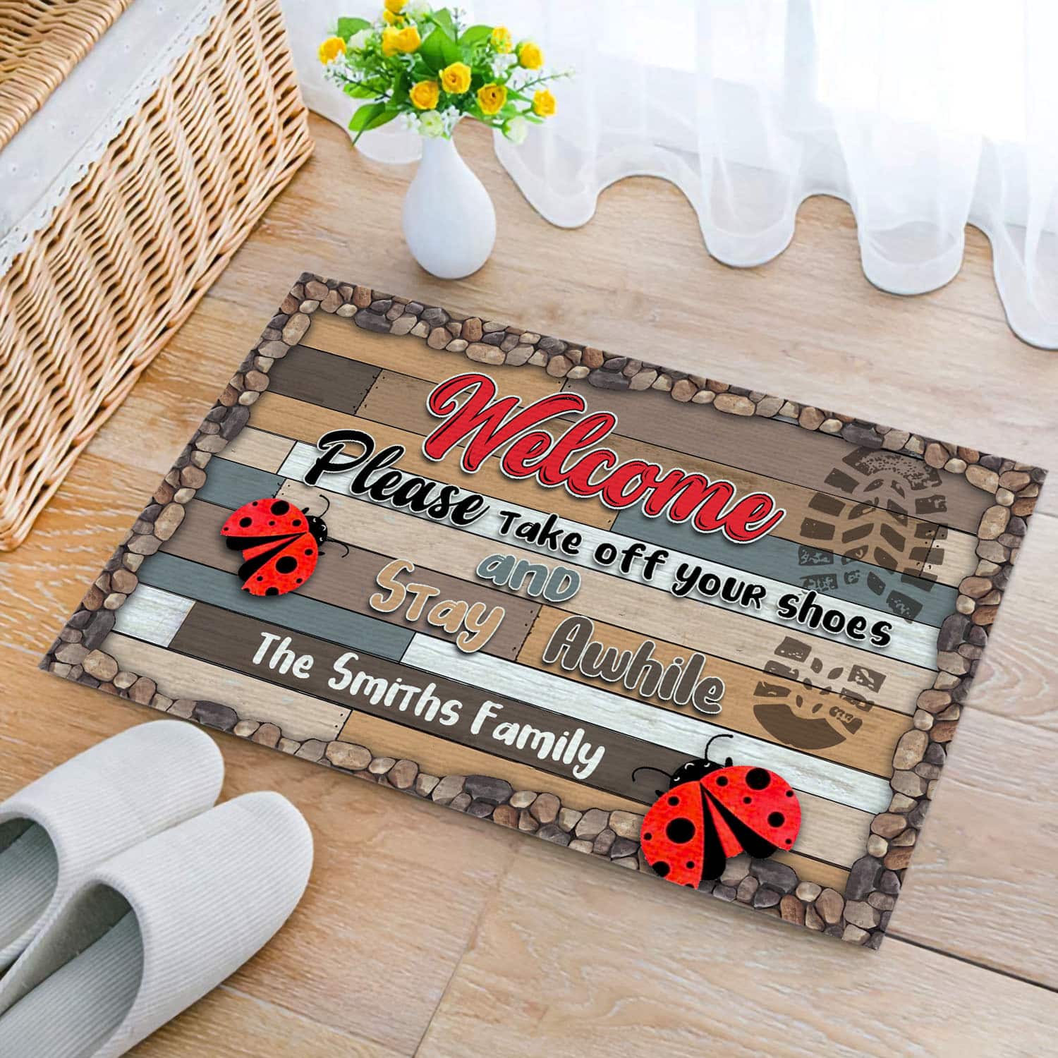 6O. Take Off Your Shoes-Sample Design Doormat mockup 2