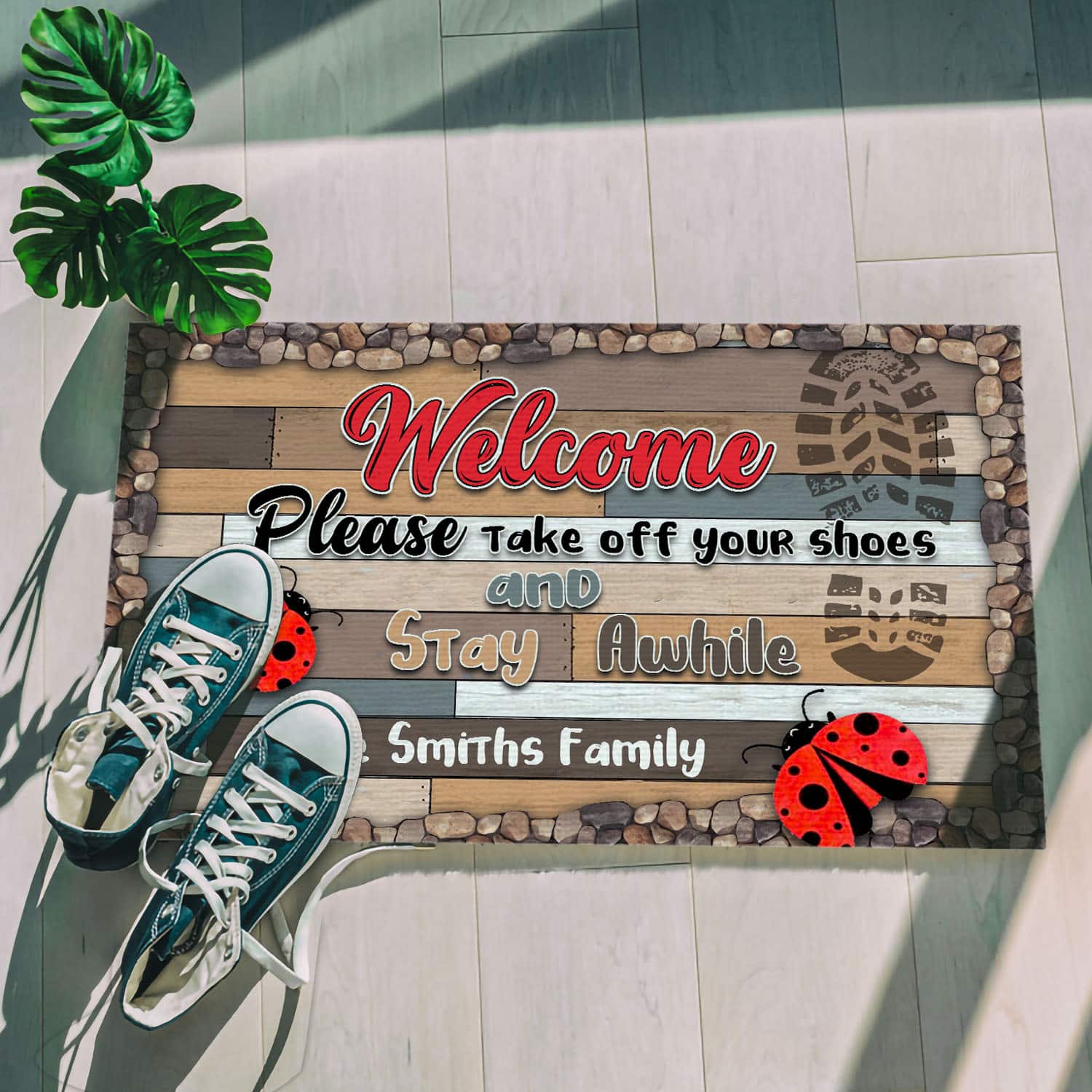 6O. Take Off Your Shoes-Sample Design Doormat mockup 5