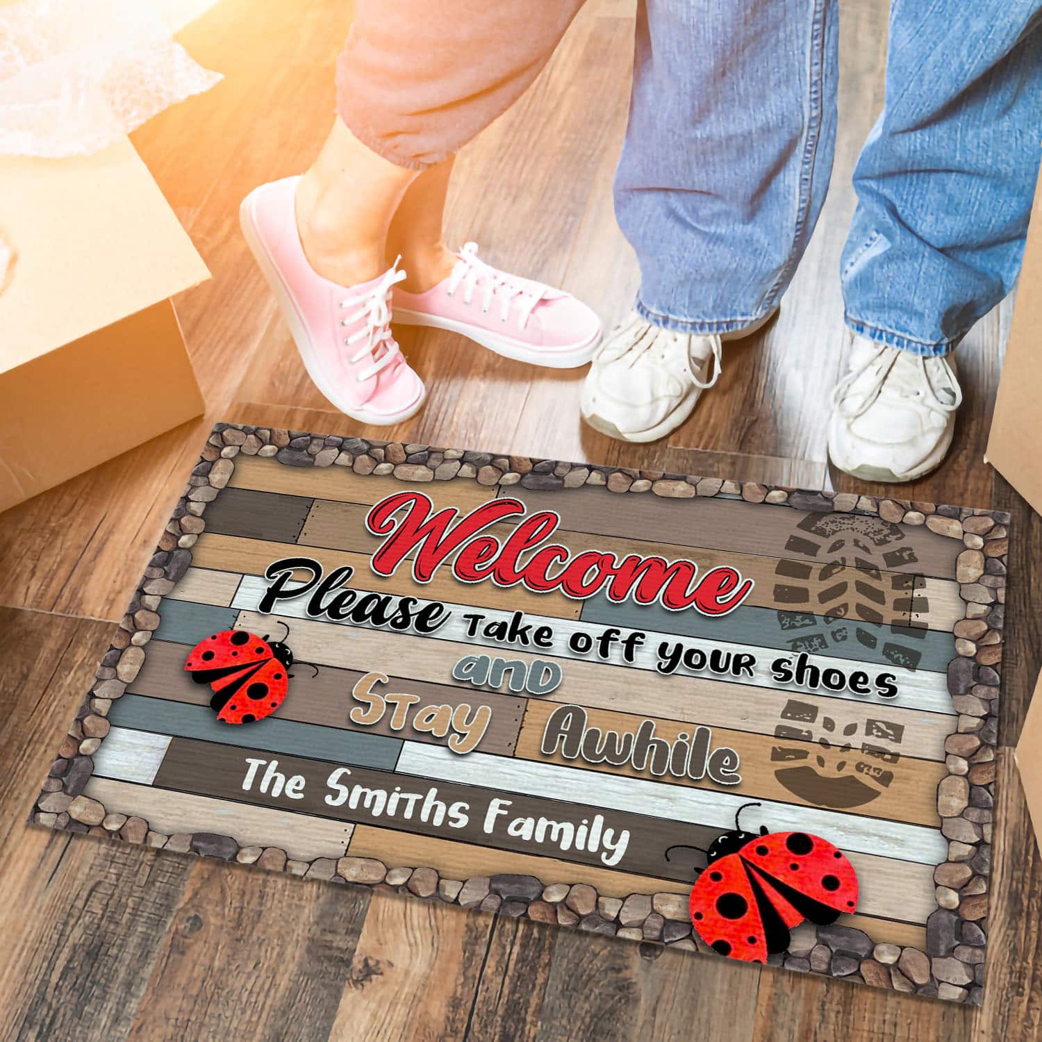 6O. Take Off Your Shoes-Sample Design Doormat mockup 6