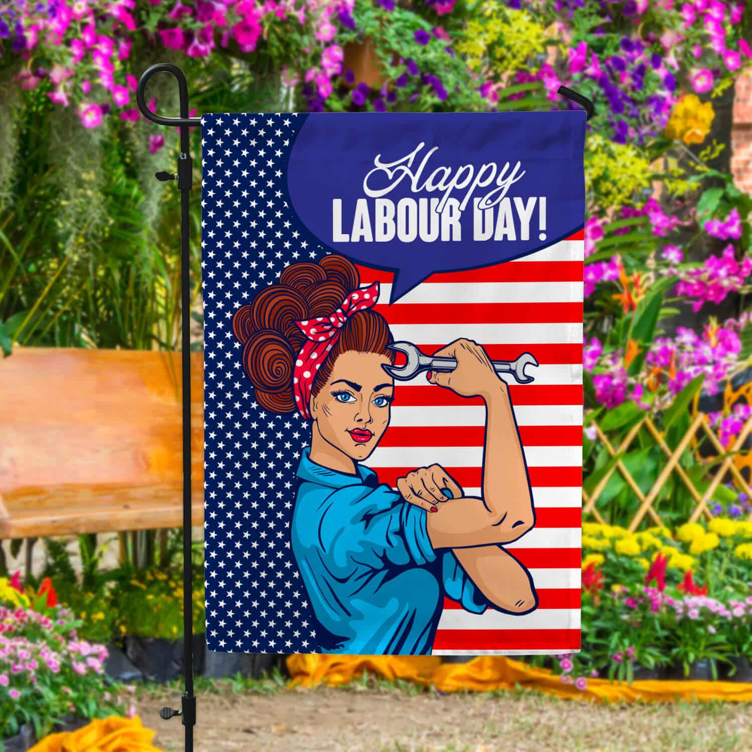 30x40 Garden Flag Mockup 4