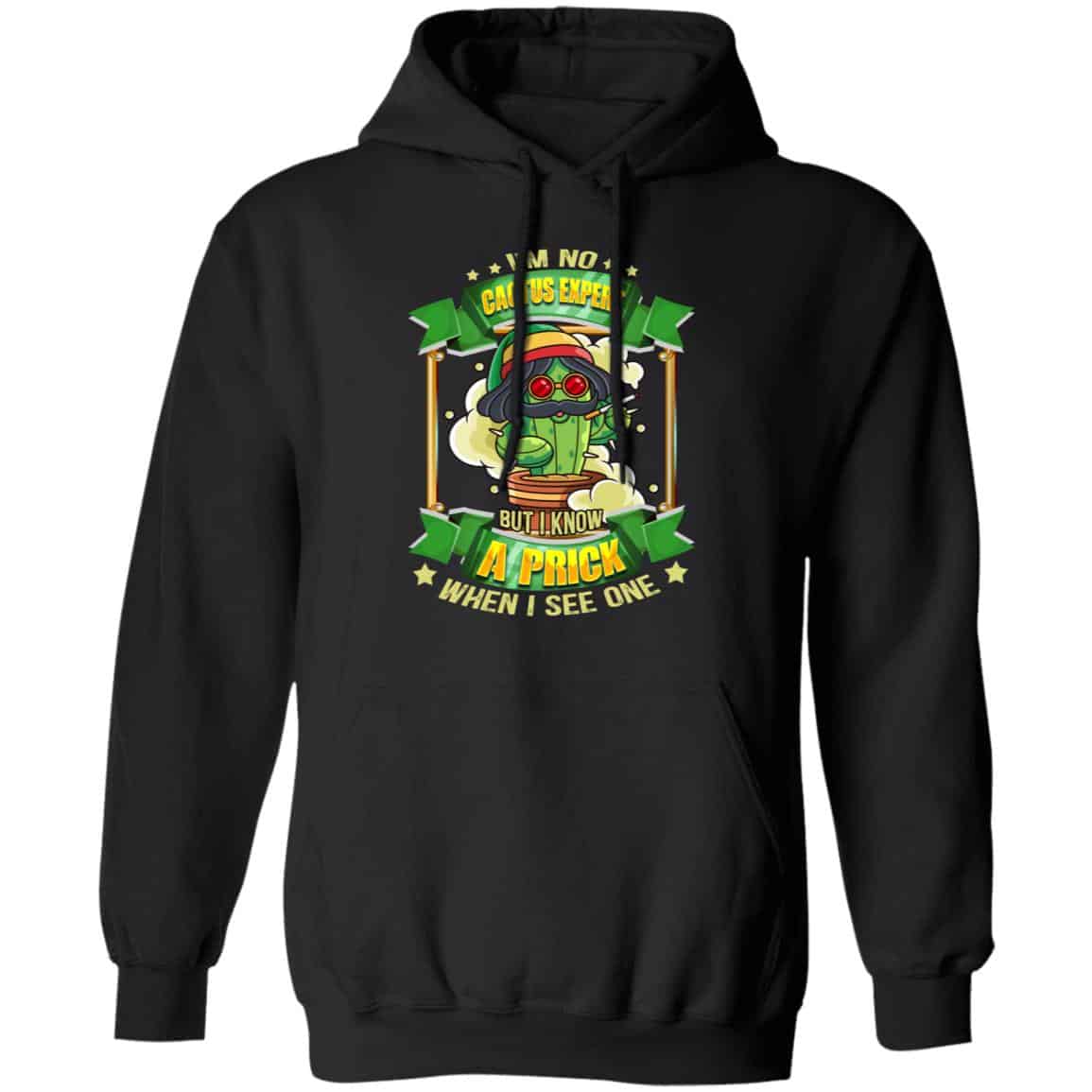 I'm No Cactus Expert But, Black, Hoodie
